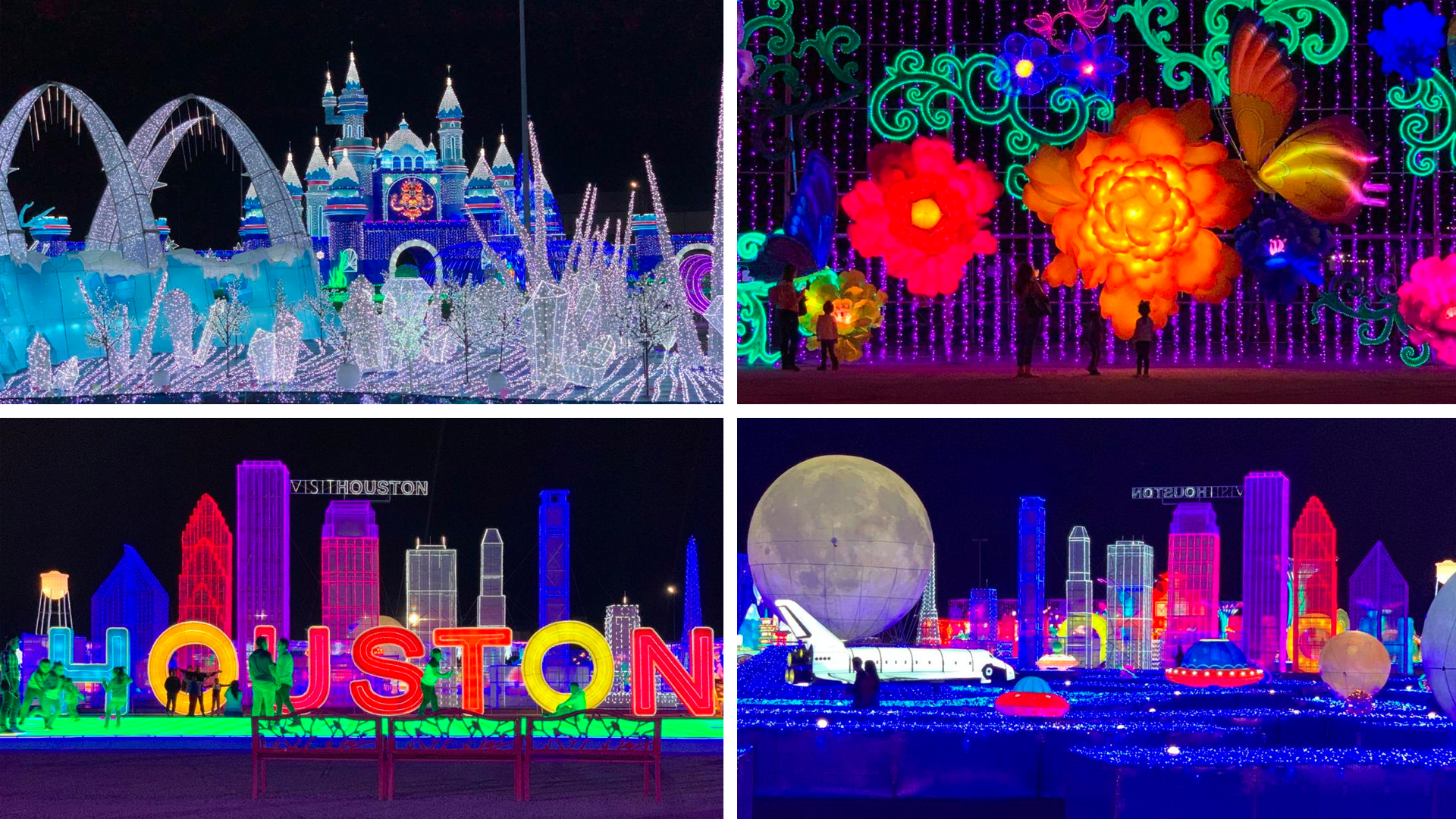 El festival de luces magical winter lights en el sureste de houston te
