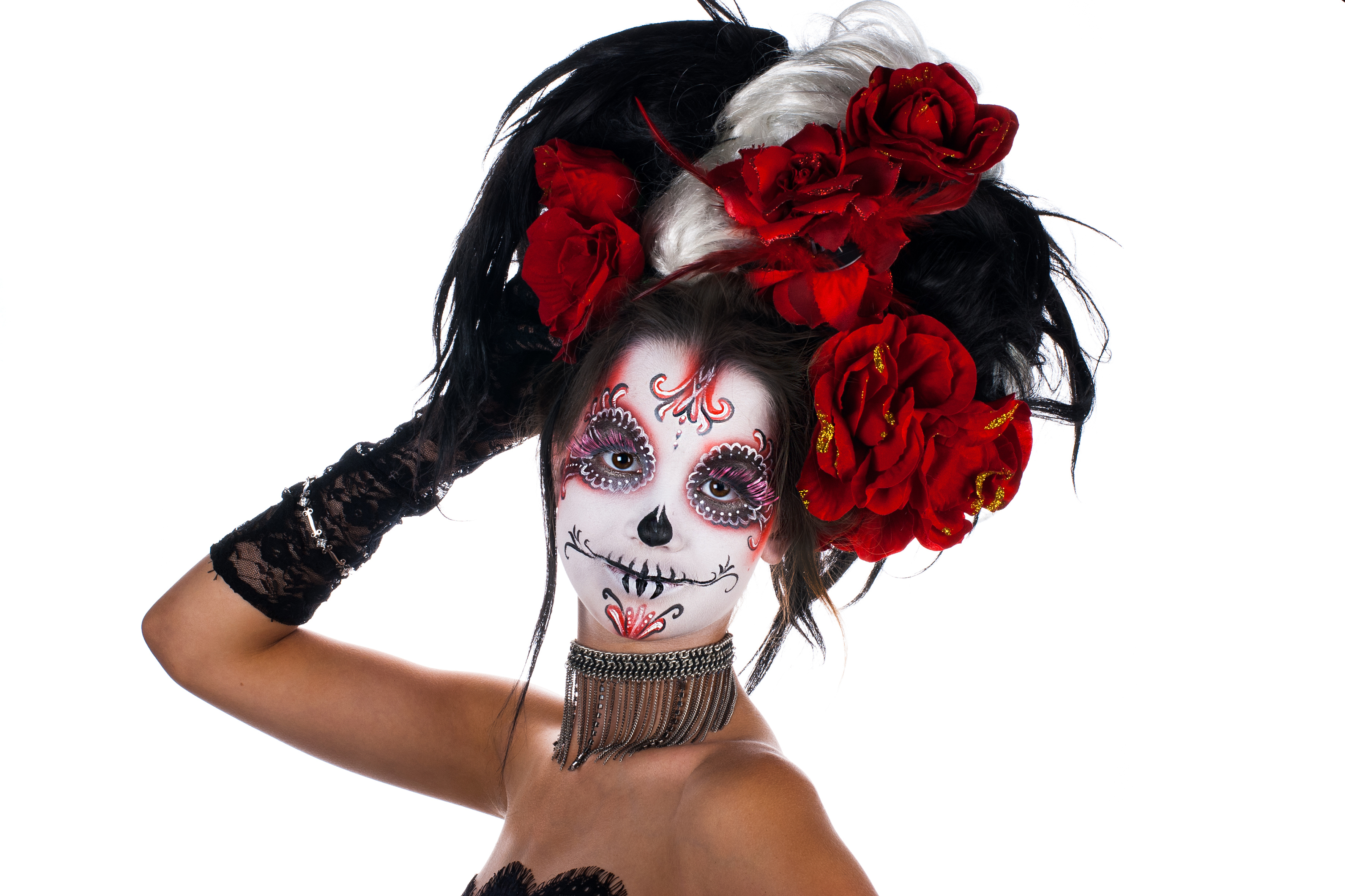 Maquillaje de catrina 'step by step' | Estilo de Vida | Univision, image size:3543x2362