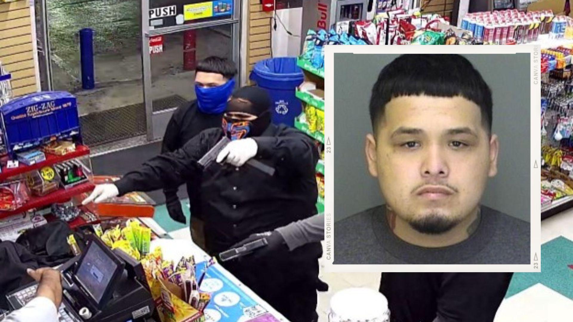 Eric Richard Guerra fue arrestado como sospechoso de asaltar la