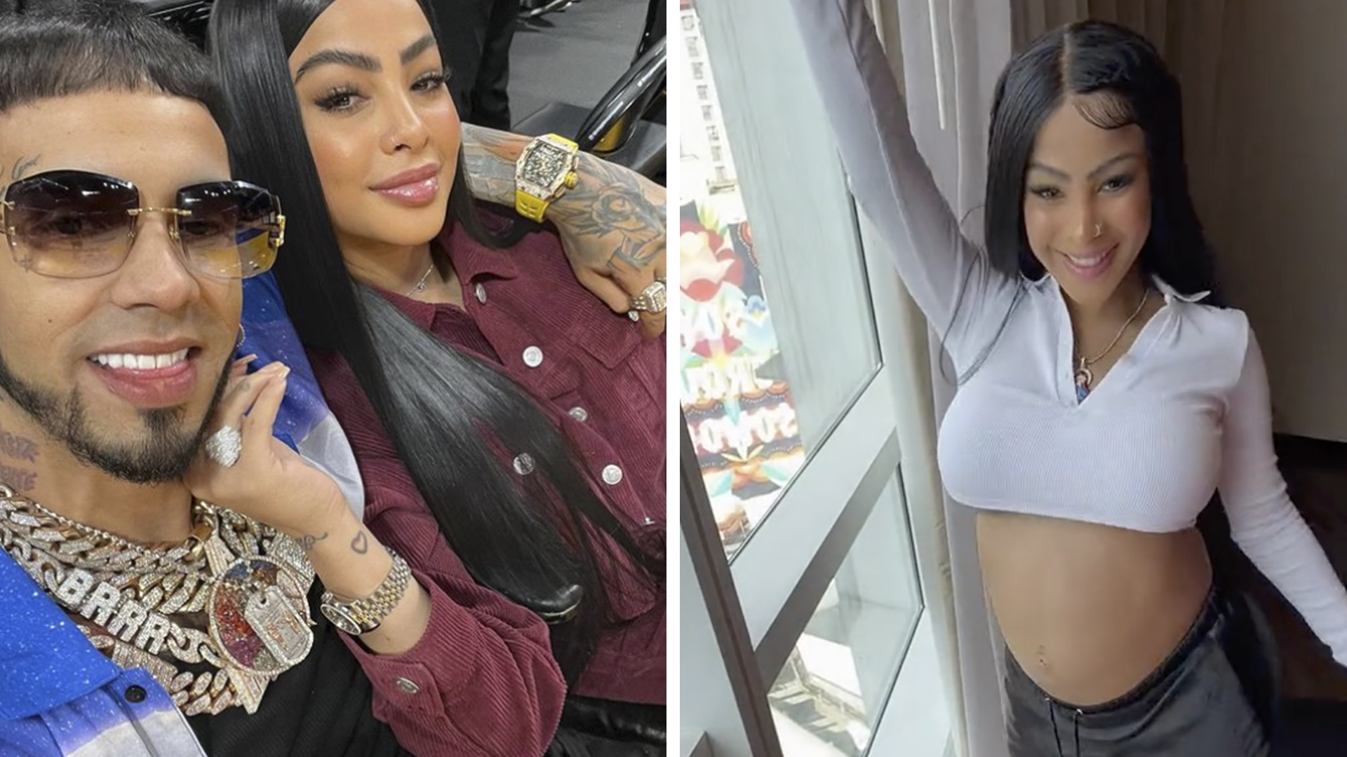Yailin y Anuel AA comparten las primeras imágenes de Cataleya: "Te amo  princesa"