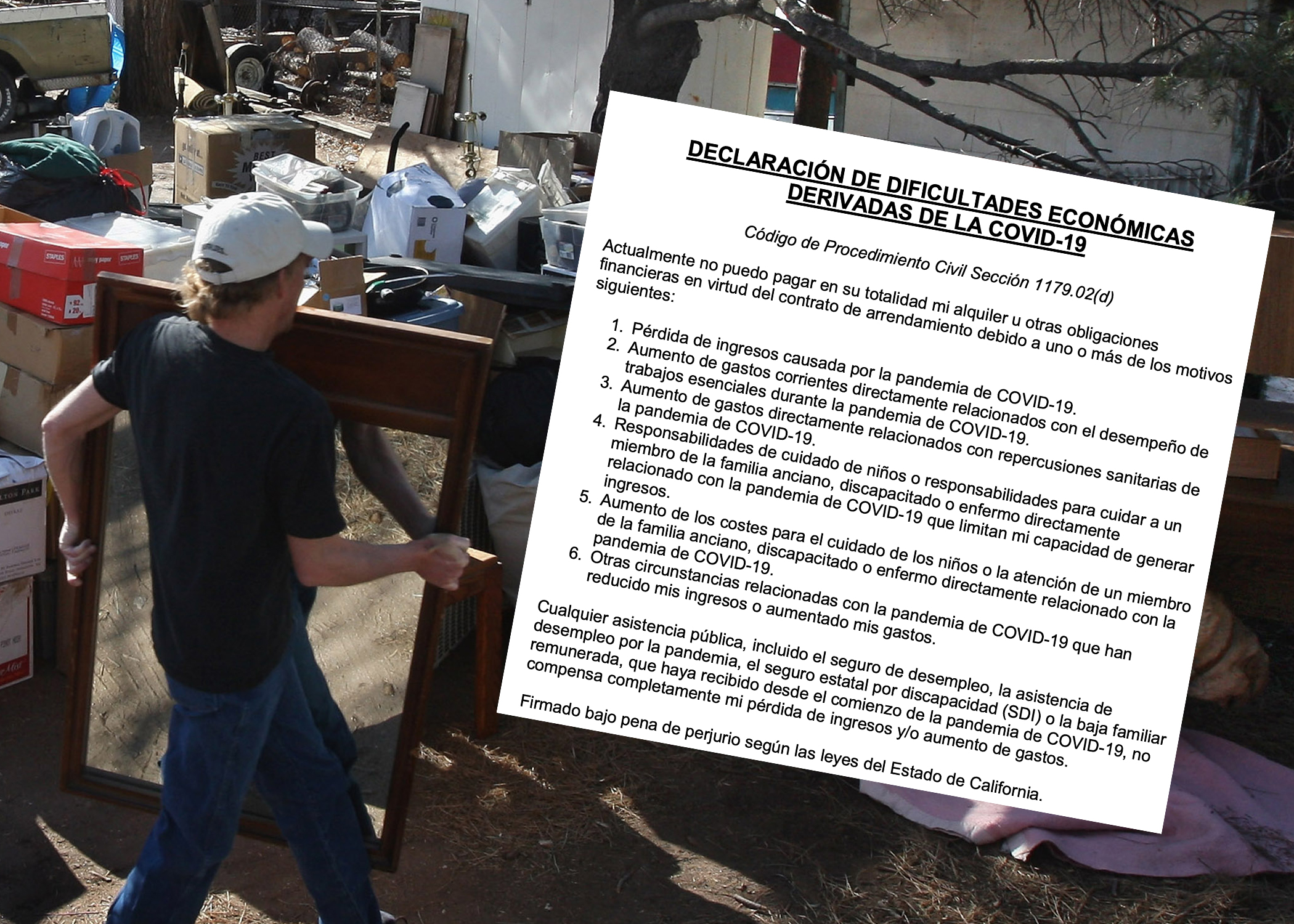 ¿Cuánto tarda en ejecutarse una orden de desalojo en California?