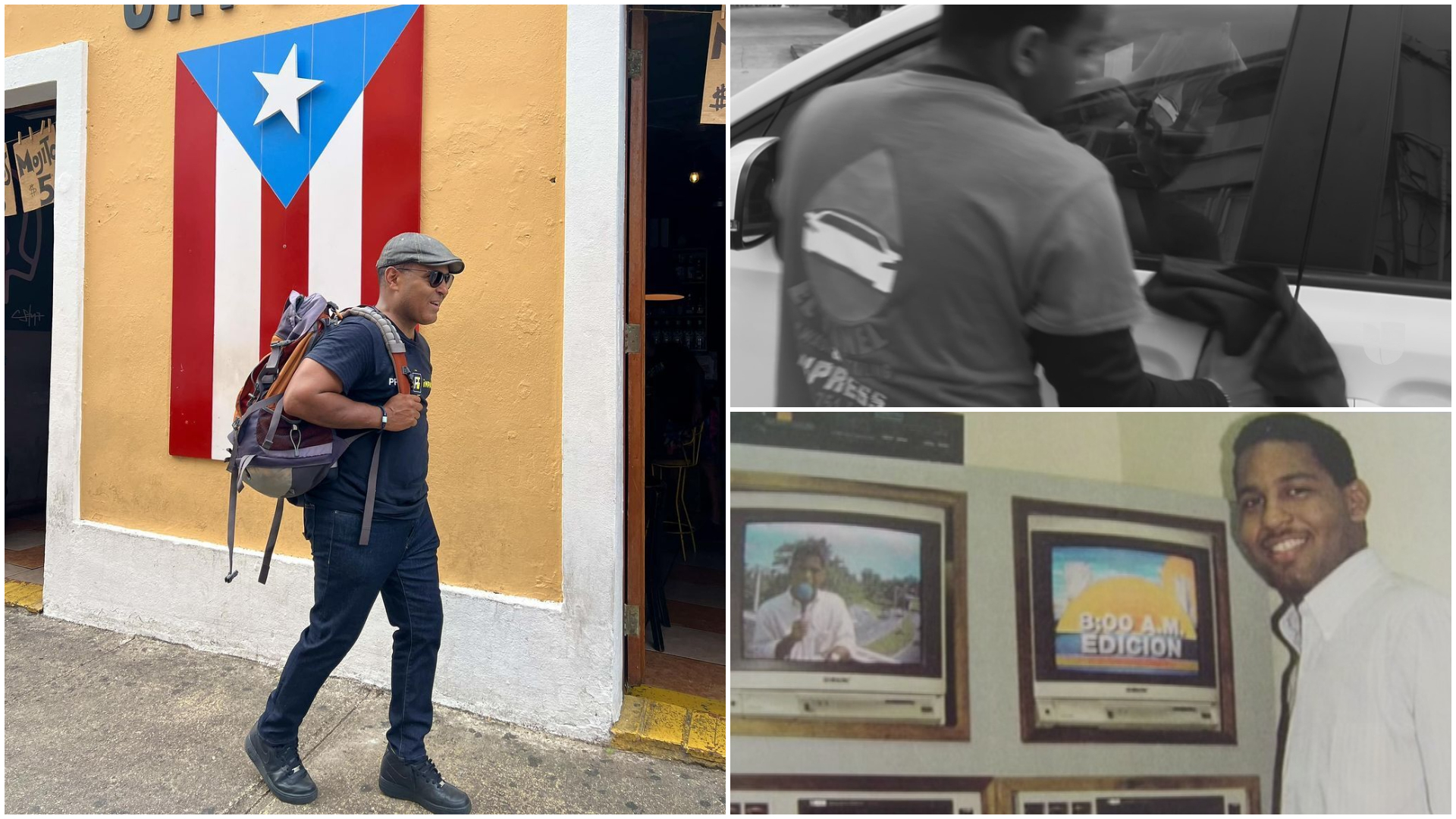 Nostálgico viaje de Tony Dandrades a Puerto Rico recordó la casa donde