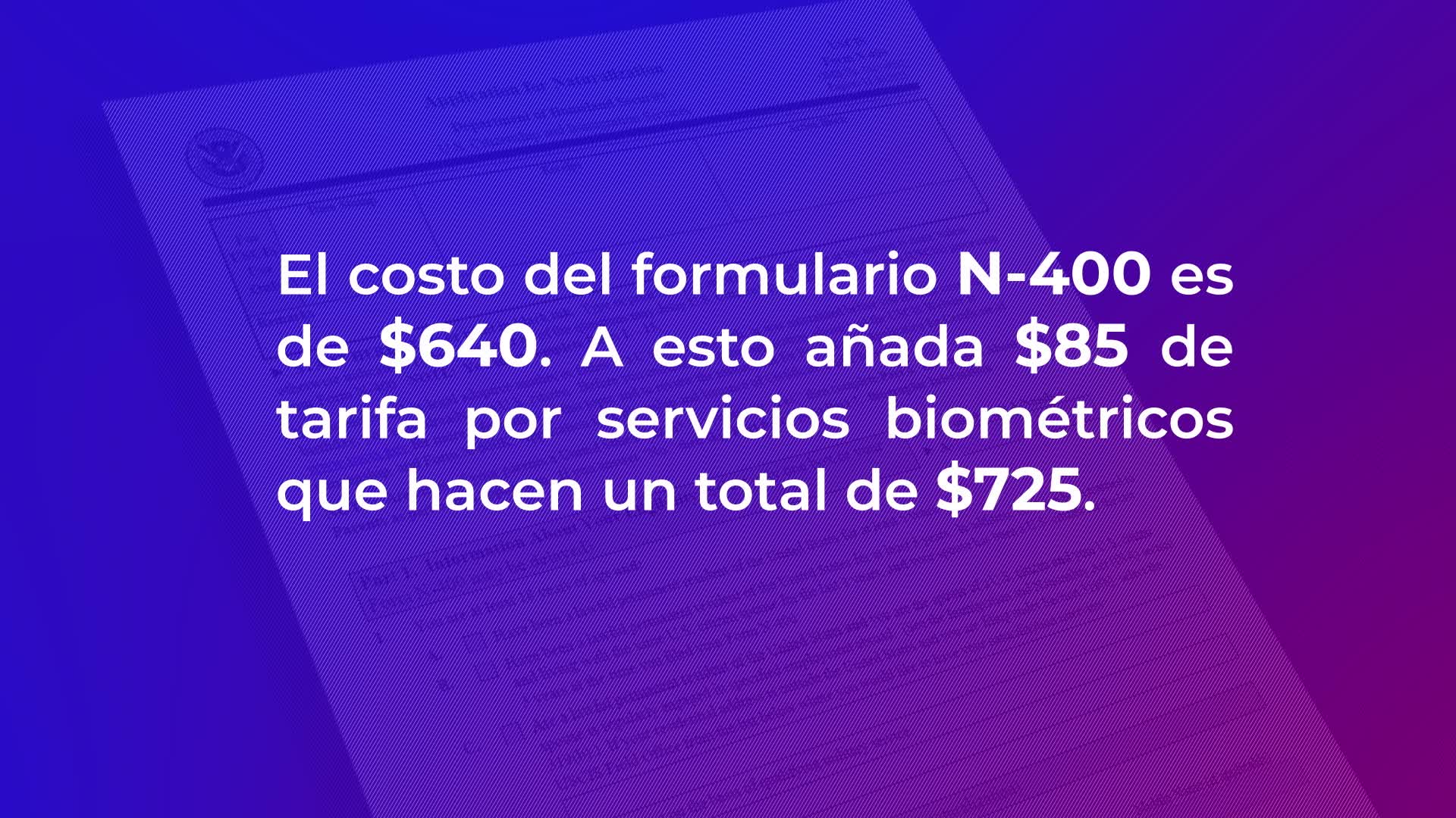 ¿Cuánto cuesta aplicar para la ciudadanía? Noticias Univision