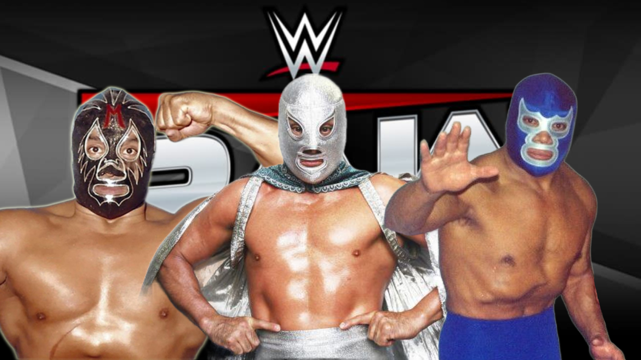 El espectacular cameo de El Santo, Blue Demon y Mil Máscaras en WWE
