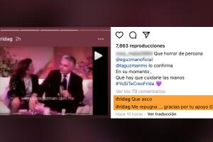 Frida Sofía reacciona a videos que circulan en redes sociales en donde aparece su abuelo Enrique Guzmán