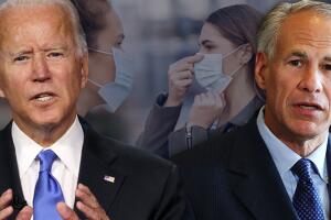 Gobernador de Texas Presidente Biden mascarillas 
