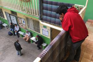 Albergue de los deportados en Tijuana