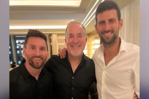 Lionel Messi y Novak Djokovic