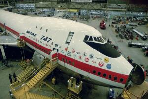First Boeing 747 Under Construction, Seattle