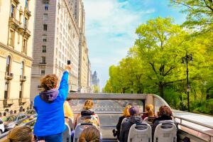Tourist bus in New York City