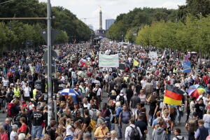Virus Outbreak Germany Protests