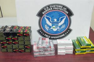 Incautan drogas y amuniciones en frontera