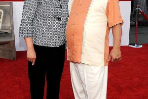 Luis Guzman y su esposa Angelita