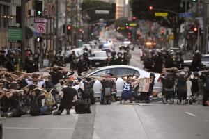 America Protests Los Angeles