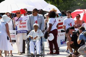 March And Demo At White House Honors 19th Amendment, Seeks DC Voting Rights