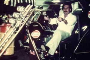 Pablo Escobar en motocicleta