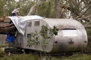 Residents of Texas and Louisiana Recover from Hurricane Rita