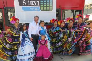 La Villita se vistió de verde, blanco y rojo