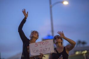 Protestors Hold March In L.A. Against Separation Of Children Of Immigrants