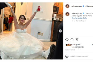 Selena Gomez se vistió de novia para la serie 'Only Murders in the Building'