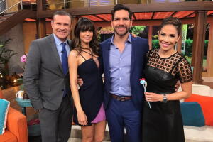 Livia Brito y Arap Bethke en Despierta América, Marzo 21, 2017
