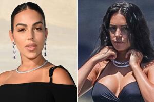 Georgina Rodríguez deja ver su figura en Ibiza junto a Ronaldo a dos meses de haber sido madre