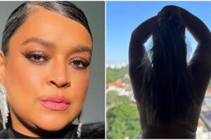 Preta Gil posa imponente de lingerie e ganha elogios