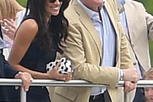 Meghan Markle Cheers On Prince Harry During Their First Public Event At The Audi Polo Challenge