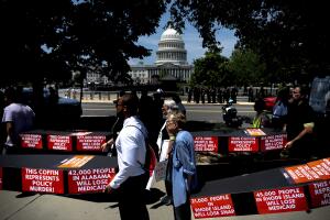 Congress Tax Cuts Protest