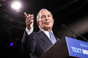 Michael Bloomberg entró a la pelea por la nominación presidencial demócrata en noviembre. 