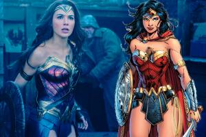 Wonder Woman comics y pelicula portada