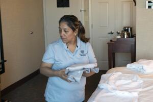 Victorina Sanán Morales fue mucama de un club de la familia Trump