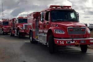 Huracán Helene: Tres bomberos de San Diego resultan heridos cuando se trasladaban a Carolina del Norte.