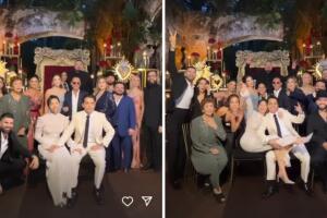 Las familias Nodal y Aguilar