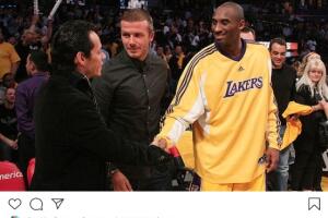 Marc Anthony triste por Kobe Bryant