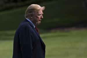 El presidente Donald Trump en la Casa Blanca.