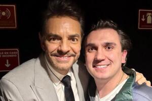 José Miguel Pérez se reencontró con Eugenio Derbez en octubre de 2023.