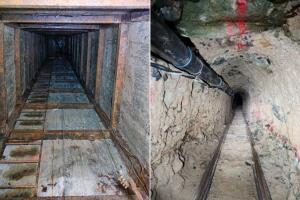 El túnel se localizaba bajo una sección del Puerto de Entrada de Otay Mesa.