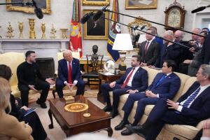 President Trump Hosts Ukrainian President Zelensky At The White House
