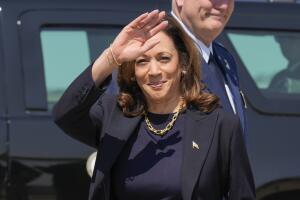 La vicepresidenta Kamala Harris, candidata presidencial demócrata.