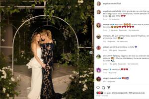 Angélica Rivera felicita a su hija Sofía Castro por su boda con Pablo Bernot