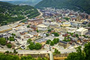 View of Johnstown in Cambria County, Pennsylvania