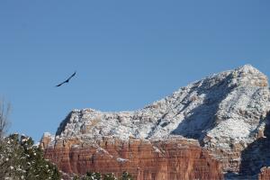 Sedona, un pequeño pueblo al norte de Arizona que se viste de blanco