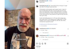 Tyler Mane informó que padece cáncer de mama