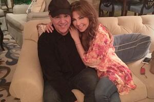 Thalía y Tommy Mottola