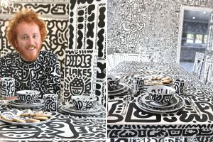 La casa del artista Sam Cox, mejor conocido como 'Mr. Doodle' ('Señor Garabato' en español)