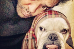 Fiona, la bulldog de Eugenio Derbez
