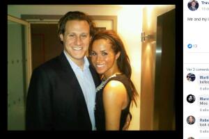 Trevor Engelson y Meghan Markle