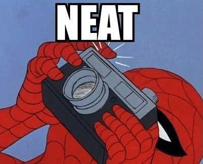 Neat, gif de Spidey