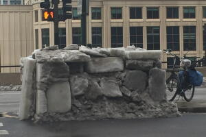 Construyen Iglú en pleno corazón de Chicago
